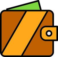 Wallet Vector Icon Design