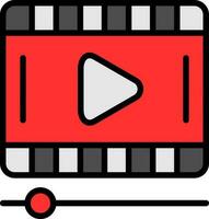 Video Vector Icon Design