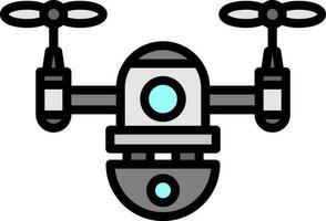 diseño de icono de vector de dron