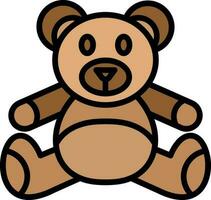 Teddy bear Vector Icon Design