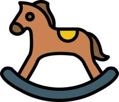 balanceo caballo vector icono diseño