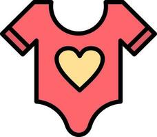 bebé camisa vector icono diseño