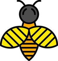 ortografía abeja vector icono diseño