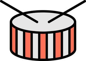 Drum Vector Icon Design