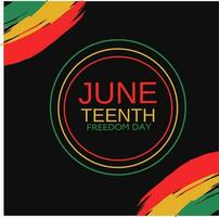 Illustration vector graphic of template background juneteenth freedom day celebration