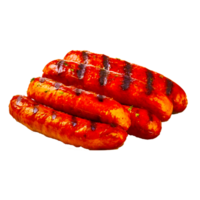 Grilled Sausages  Generative Ai png