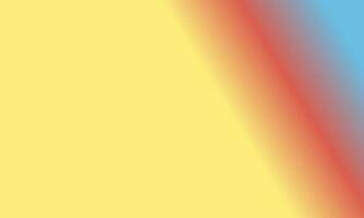 Design simple pastel yellow,blue and red gradient color illustration background photo