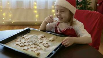 Gemelos compartir Navidad galletas video