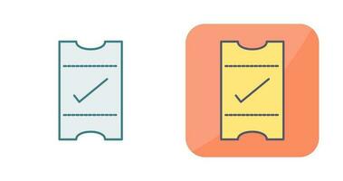 Double check graphic icon design template Vector Image