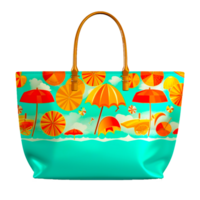 Sommer- Weekender Tasche generativ ai png