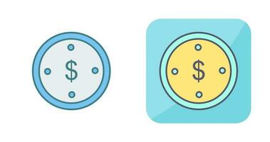 Dollar Coin Vector Icon