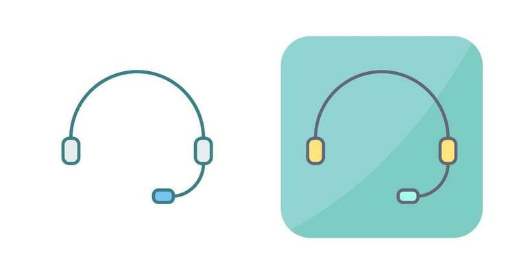 Unique Online Support Vector Icon