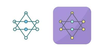 Unique Networks Vector Icon