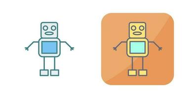 Unique Robot Vector Icon