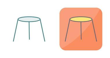 Unique Stool Vector Icon