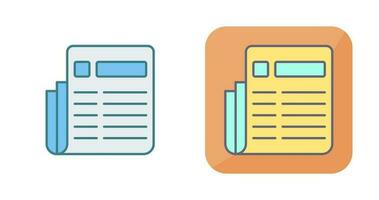 News Paper Vector Icon