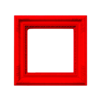 red Simply Frame Generative Ai png