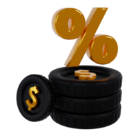 3d finance element icons. 3d object for finance or business icons png