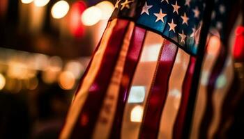 vibrante celebracion de americano cultura y patriotismo generado por ai foto