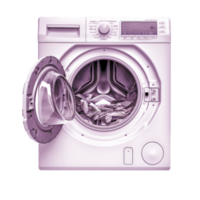 lavando máquina lavanderia generativo ai png