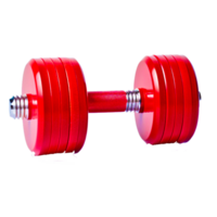 Dumbbell RED Generative Ai png