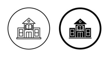 Library Building Vector Icon