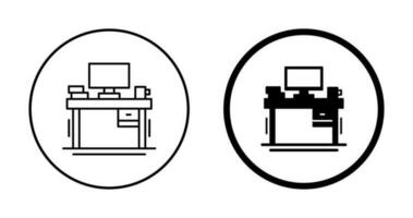 Desk Vector Icon