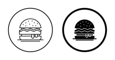 Hamburger Vector Icon