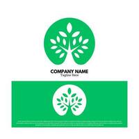 Tree logo design vector illustration