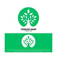 Tree logo design vector illustration