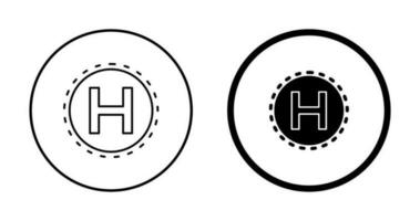 Helipad Vector Icon