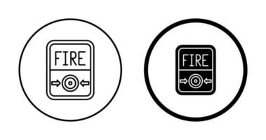 Fire Button Vector Icon