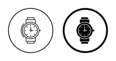 icono de vector de reloj de pulsera