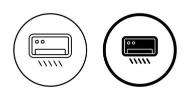 icono de vector de aire acondicionado