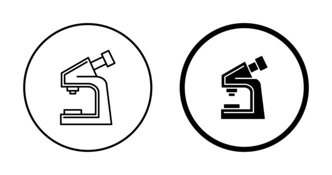 Microscope Vector Icon