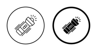 Flashlight Vector Icon