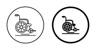 Wheel Chair Vector Icon