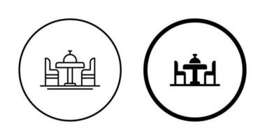 Dinning Table Vector Icon
