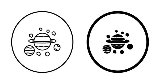 Planets Vector Icon
