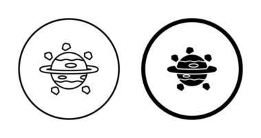 Saturn Vector Icon