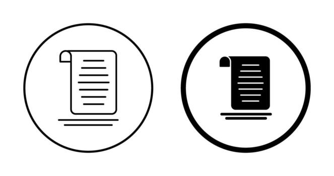 Document Vector Icon