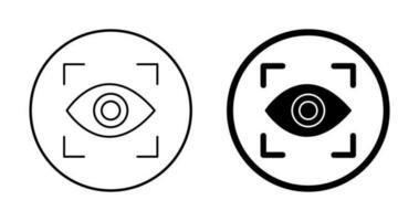 Eye Scan Vector Icon