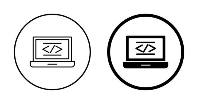 Coding Vector Icon