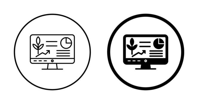 icono de vector de computadora