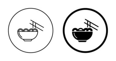 icono de vector de comida china