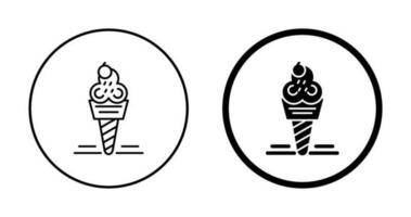 icono de vector de helado