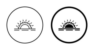 icono de vector de sol