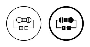 Resistor Vector Icon