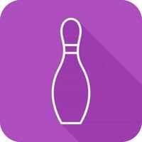 Unique Bowling Pin Vector Icon