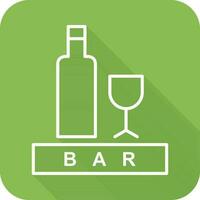 Unique Bar Sign Vector Icon